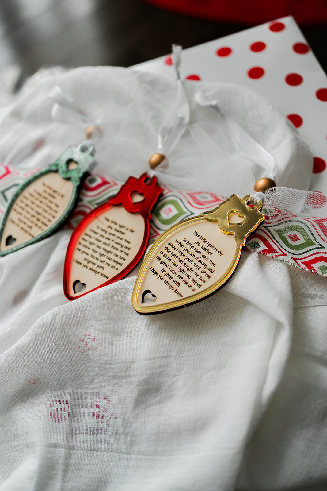 Teacher Light Ornament