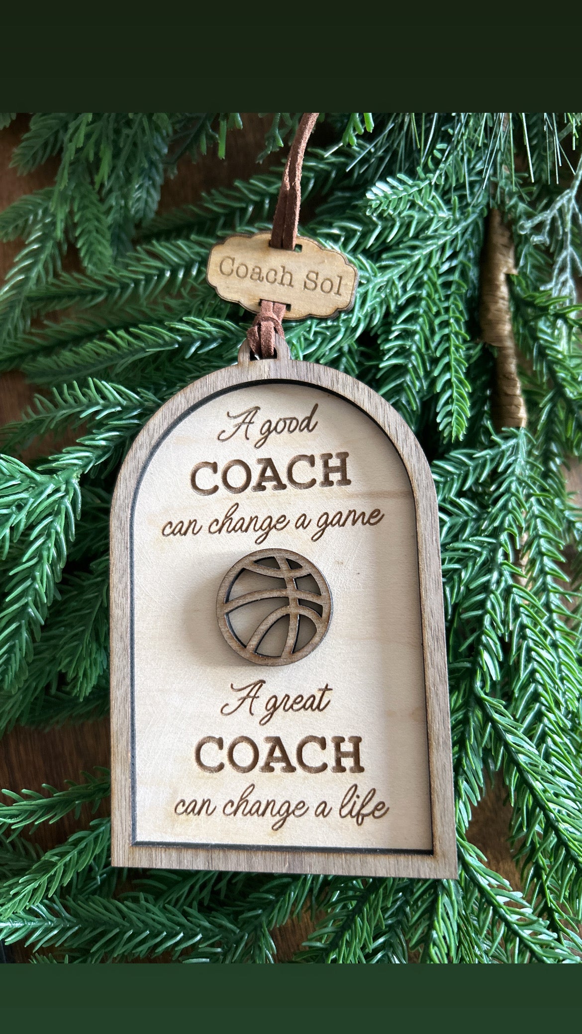 Coach Ornament