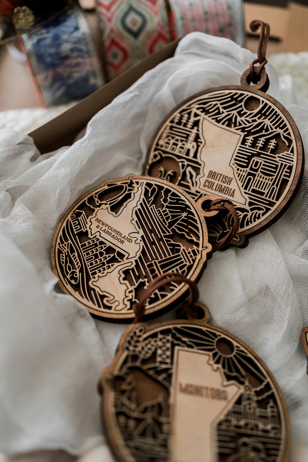 Canadian Heritage Series-Engraved Provinces Ornament