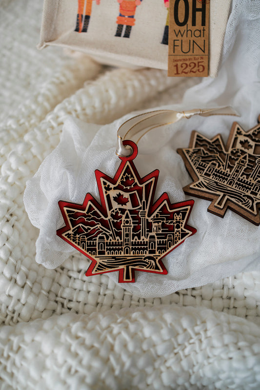 Oh Canada-Canadian Heritage Maple Leaf ornament