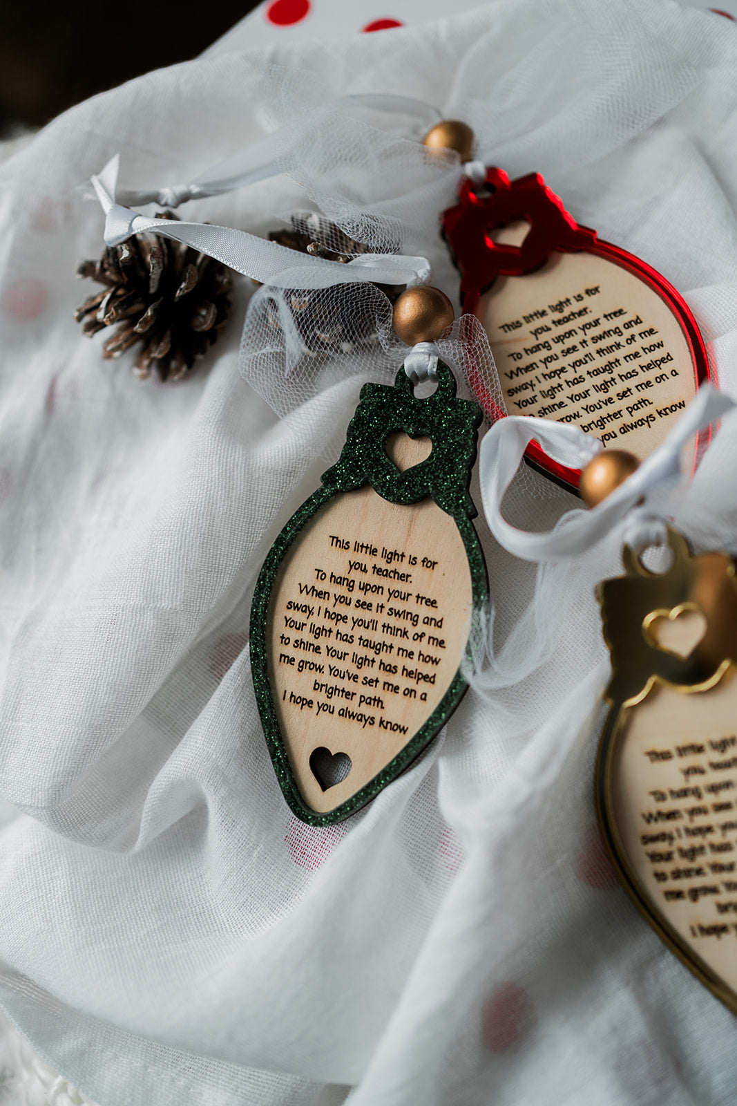 Teacher Light Ornament