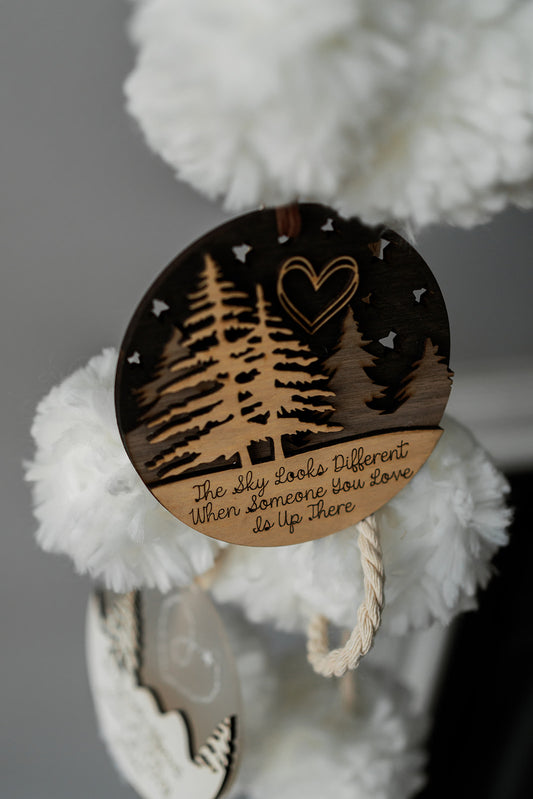 Woodland Remembrance Ornament/The Sky looks different
