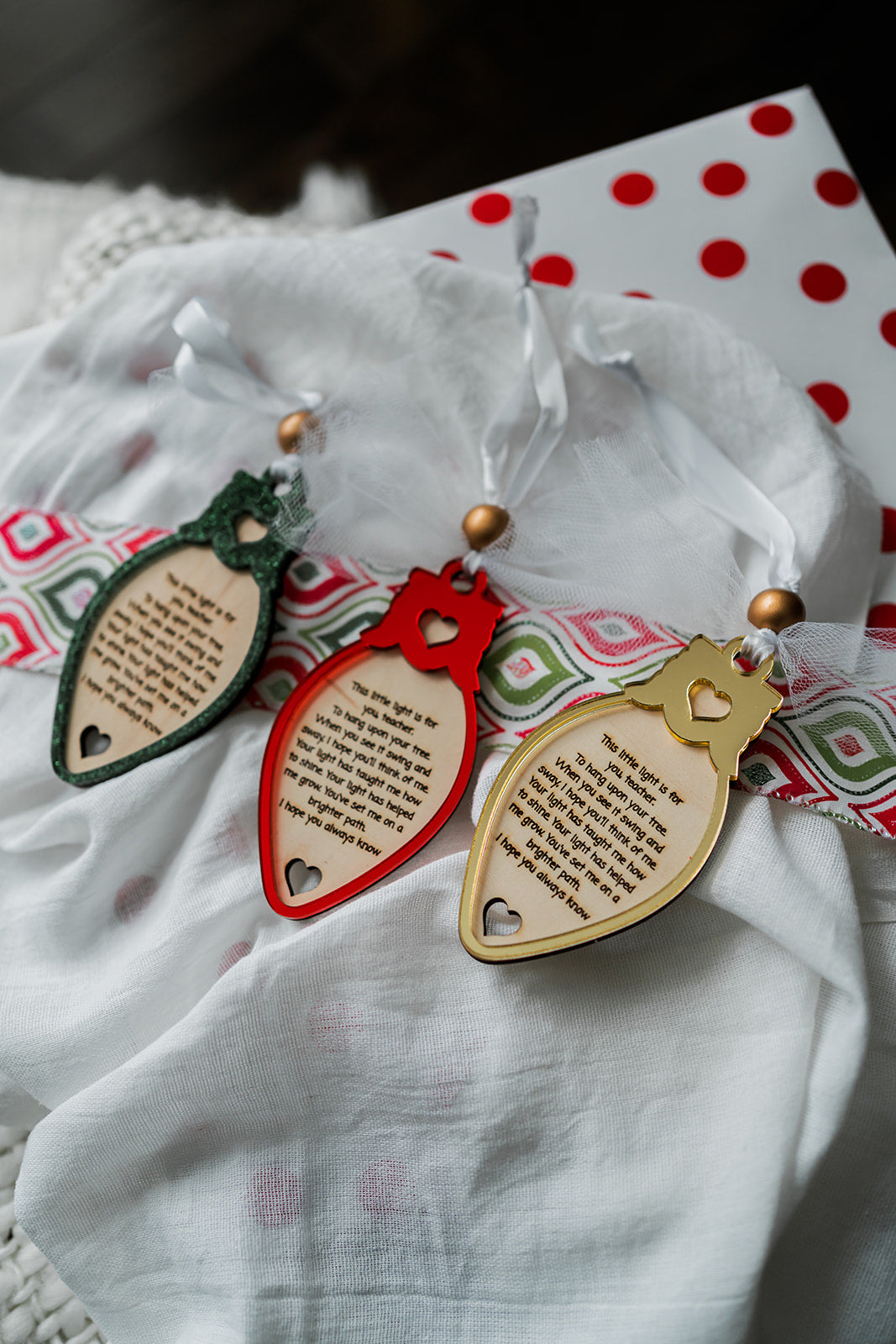 Teacher Light Ornament