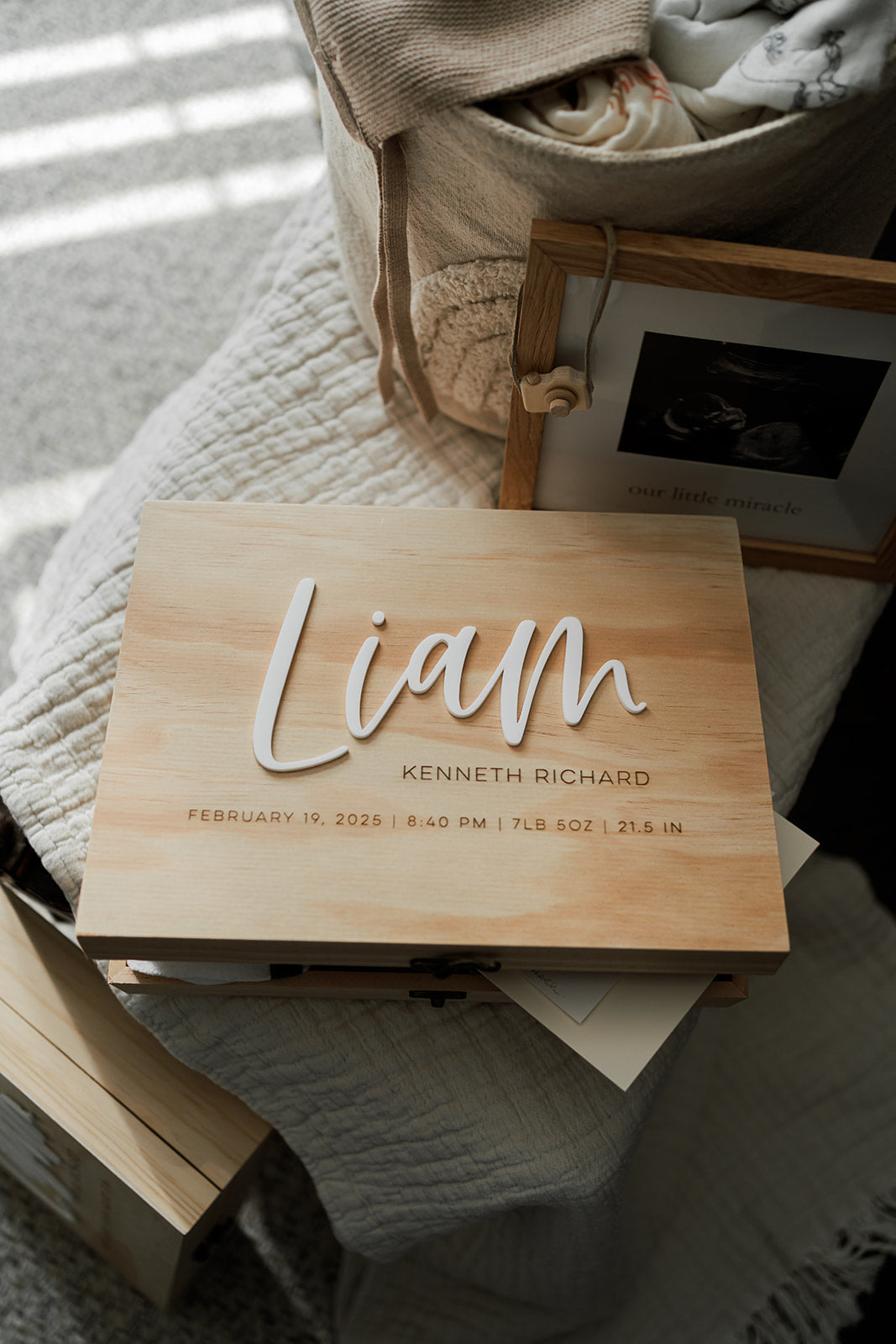 Baby Keepsake Memory Box