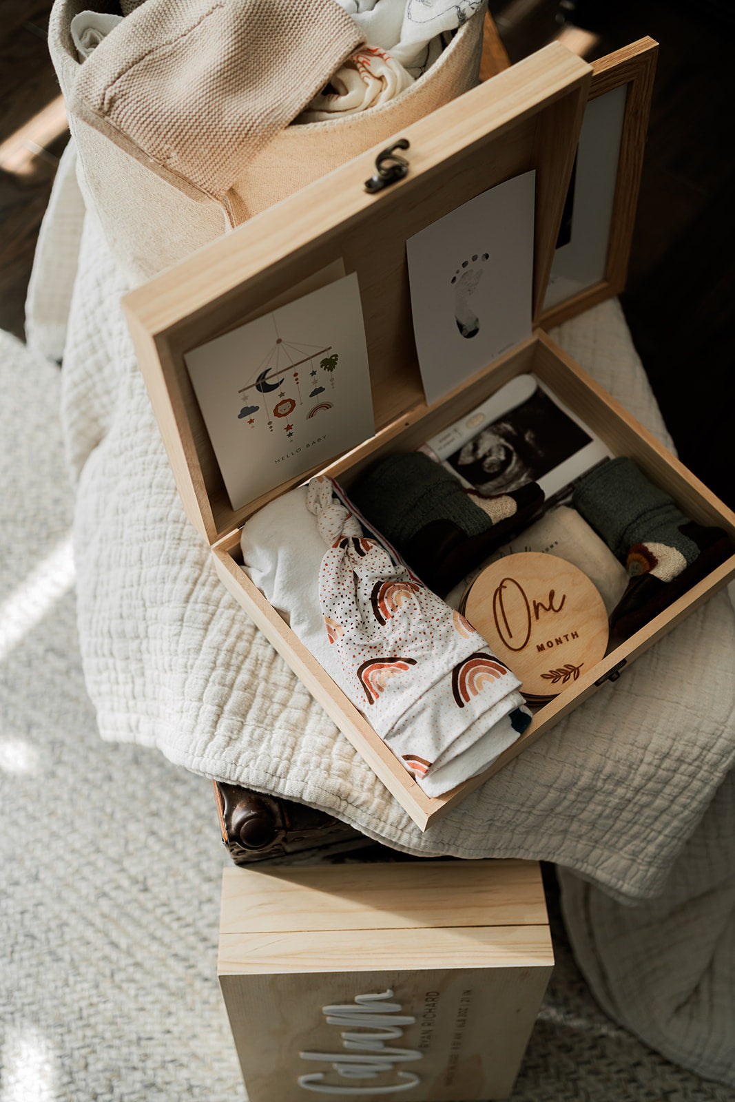 Baby Keepsake Memory Box