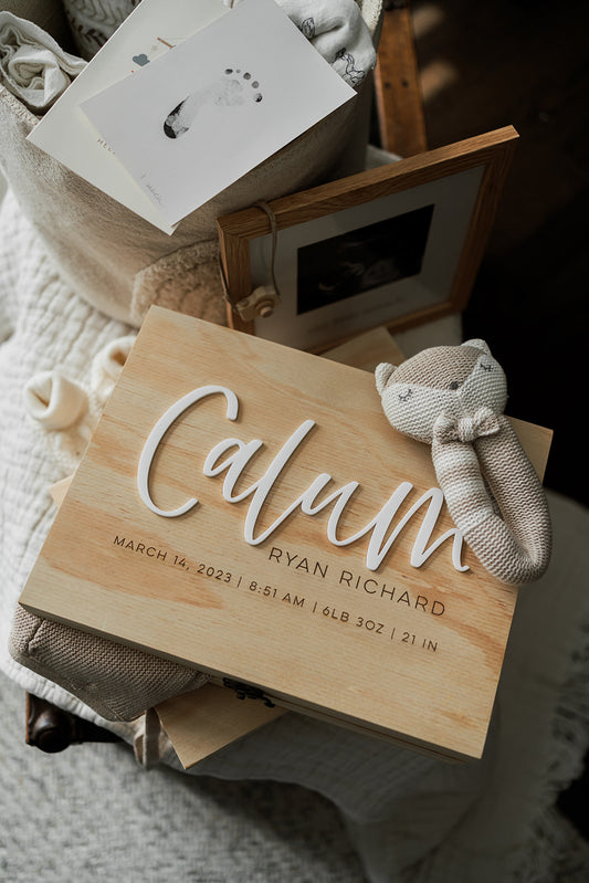 Baby Keepsake Memory Box