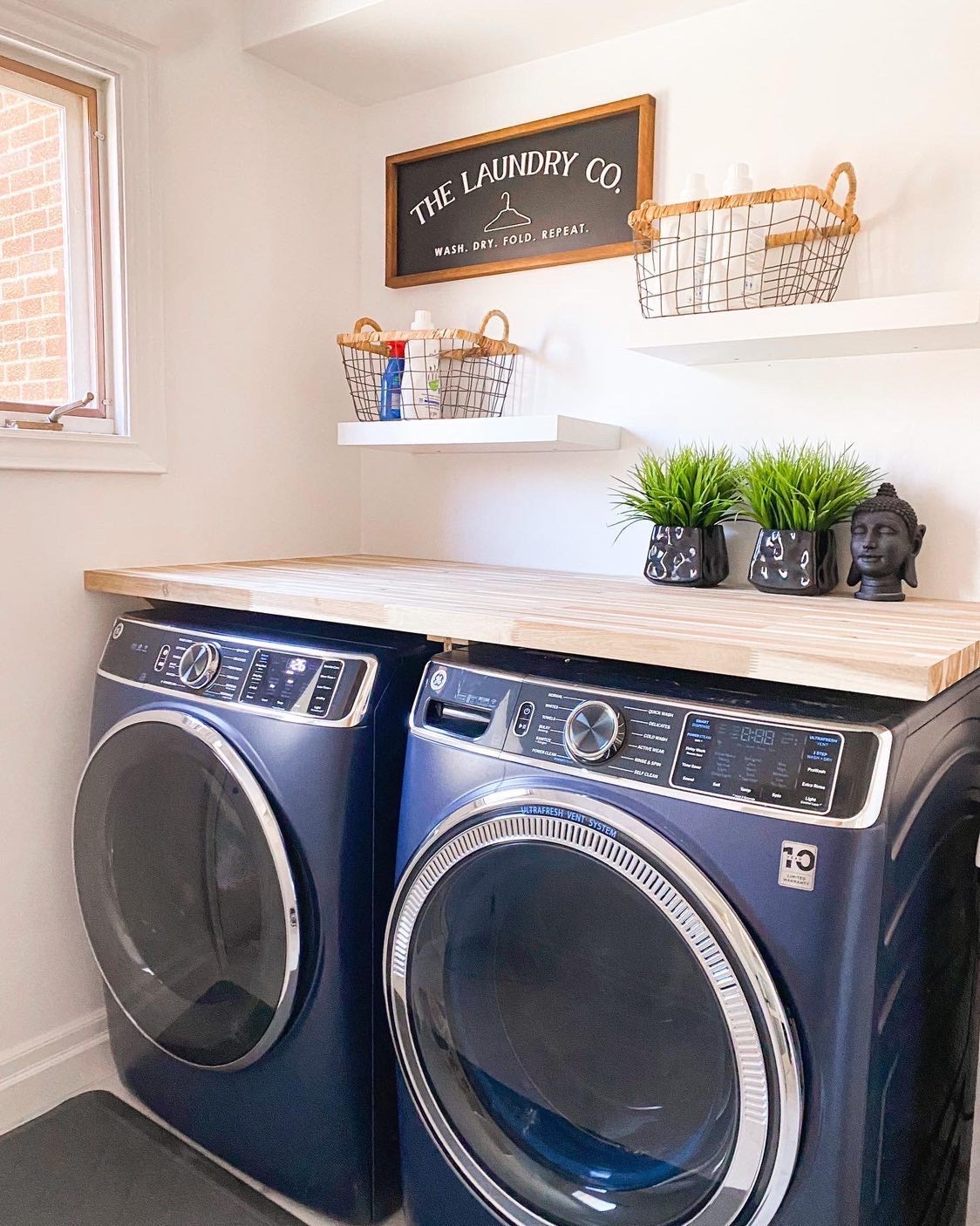 The Laundry Co. 3D wood sign